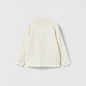 Zara Mock Neck Knit Sweater